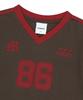 MAHAGRID Football Ringer Tee Brown(Mg2Fmft587A)