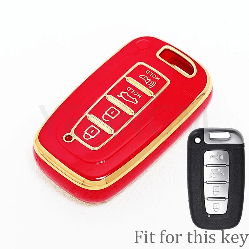 Чехол для автомобильного ключа для Hyundai IX35 Elantra Sonata 8 9 для Kia Sportage K5 K2 Sorento Optima Forte 2015 2016 2013 2014 2012 2011
