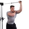 Тяжелая фитнес-ручка, металлические рукоятки для подтягиваний, высокорасположенные тяги вниз, упражнения