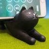 Cute Home Ornaments Cartoon 3D Desktop Stand Lazy Cat Cat Shape Phone Holder Phone Bracket Resin