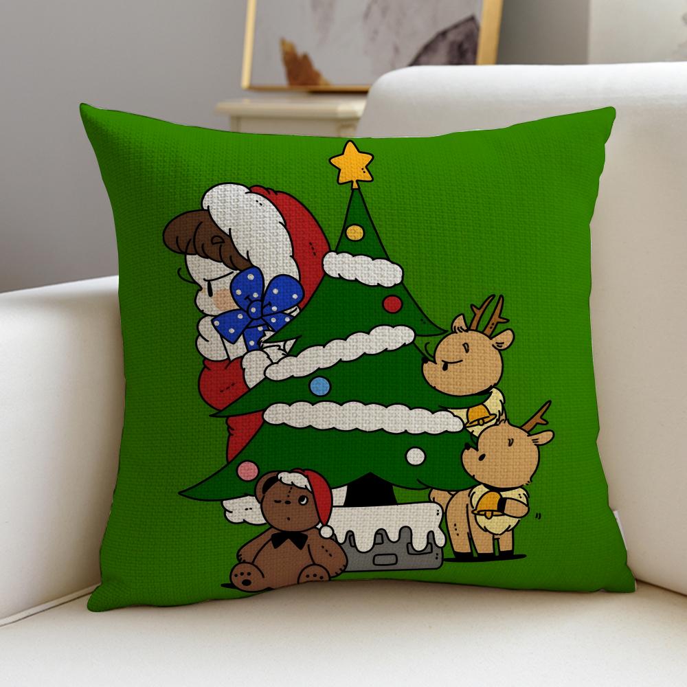 Creative HHayashi UkiS Cushion Cover Breathable and skinfriendly linen pillowcase square removable and washable cushion