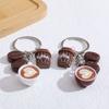 1pc Trendy Creative Coffee Cup for Women with Cute Charm, Decorative Accessory for Keys, Bags & Backpacks New Year Gift Bag Charm