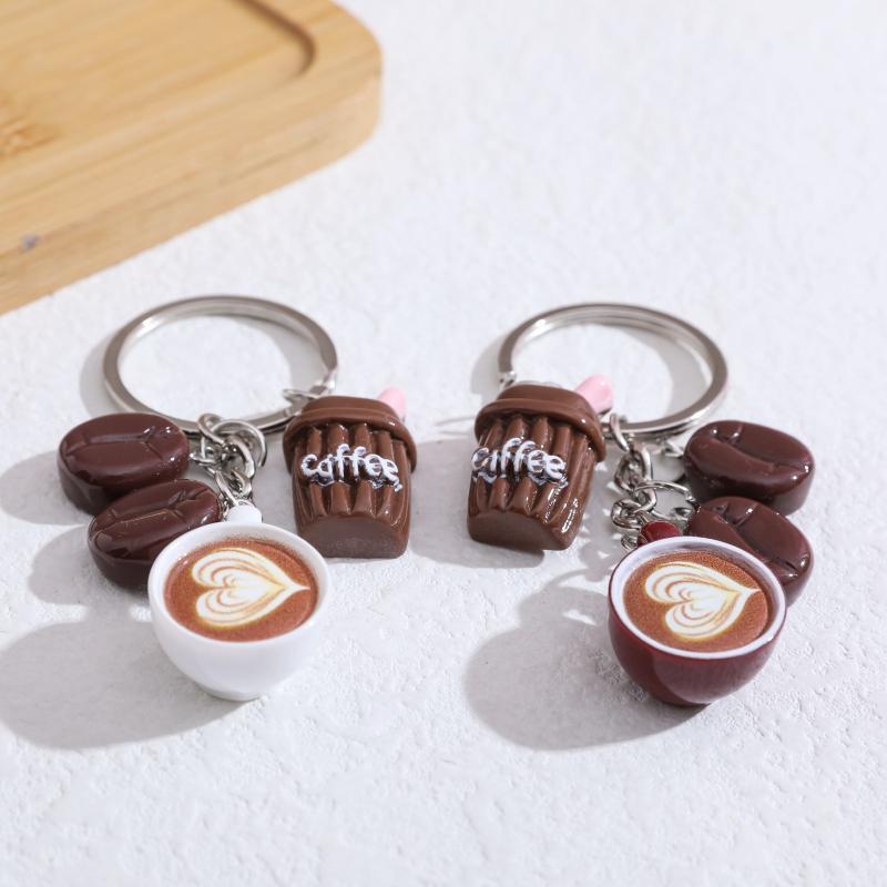 1pc Trendy Creative Coffee Cup for Women with Cute Charm, Decorative Accessory for Keys, Bags & Backpacks New Year Gift Bag Charm