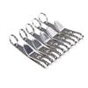 5Pcs Mini Edc Gear Pocket Suspension Clip Hanger Tool Key Ring Keychain