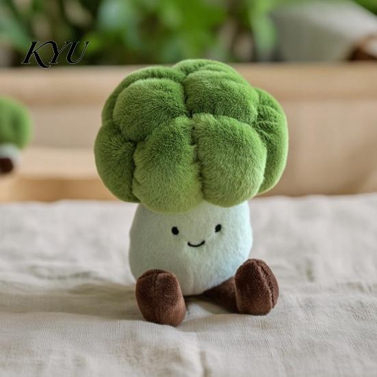 Lightweight Dog Fetch Toys Plush Cauliflower Toy, Interactive Squeaky Chew Soft Pet Boredom Buster Stuffed Toy for Small And Medium Dogs, Puppy