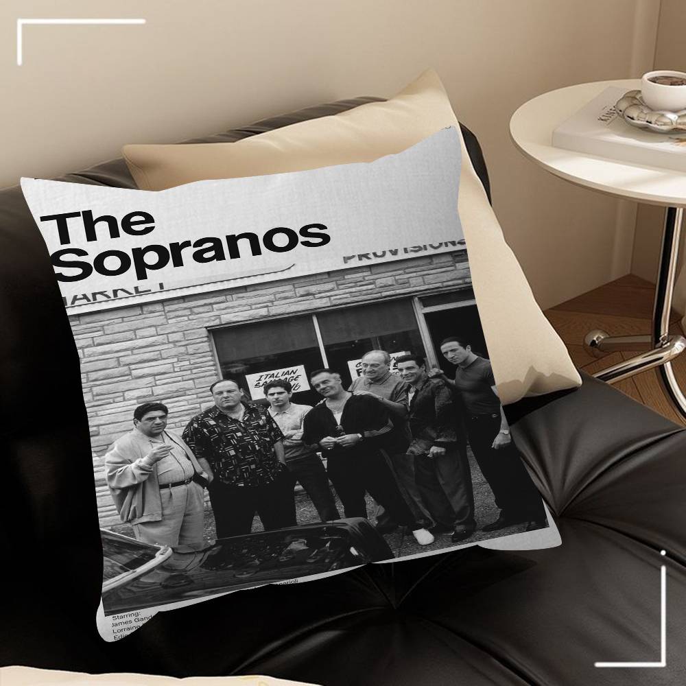 Classic Movie TV Series The Sopranos Pillow Gift Home Office Decoration Bedroom Sofa Car Cushion Cover Case 45x45