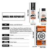 Уход за ободами автомобилей Ремонтный комплект для восстановления колес Краска для дисков Удаление царапин на литых дисках Ремонт ободьев автомобилей Чистка мотоцикла