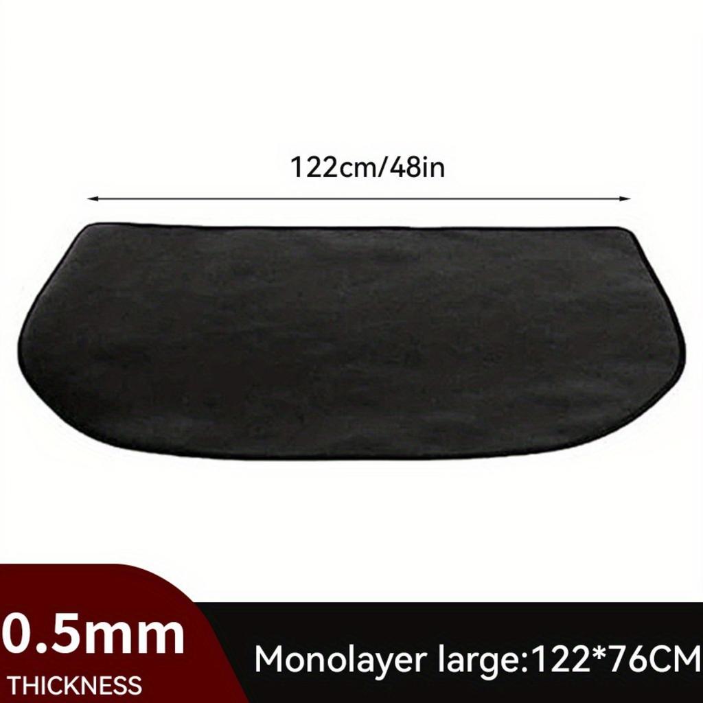 Fireproof Hearth Protection Floor Fireplace Fire Resistant Mat Non Slip Stove Flame-Retardant Pad Wood Stove Kitchen Accessories