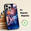 Bungo Stray Dogs N-Накахара Чуя Чехол для телефона для iPhone17,16,15,14,13,12,11 Plus,Pro Магнитный с беспроводной зарядкой Magsafe