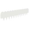 Lawn Edging 10 Pcs 103 X 25 Cm Steel White