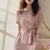 Basic House Women's 2026 Luxury Silk Dress