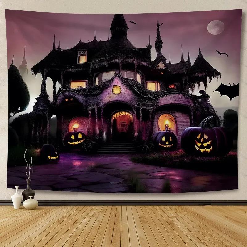 Halloween Decoration Background Cloth Hanging Cloth Wall Renovation Home Living Room Room Decoration Party Decoration