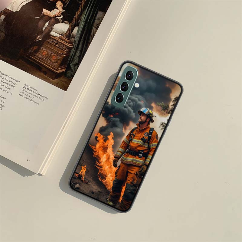Чехол для телефона для пожарного training для Samsung A54 A14 A24 A34 A17 A37 A57 A55 A35 A25 A15 A07 A05S A04S A12 A22 A32 A52S A72 Galax