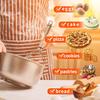Датская венчик для теста из нержавеющей стали, безопасный для посудомоечной машины, ручной инструмент для замешивания теста для голландского хлеба, пиццы, выпечки, теста для торта
