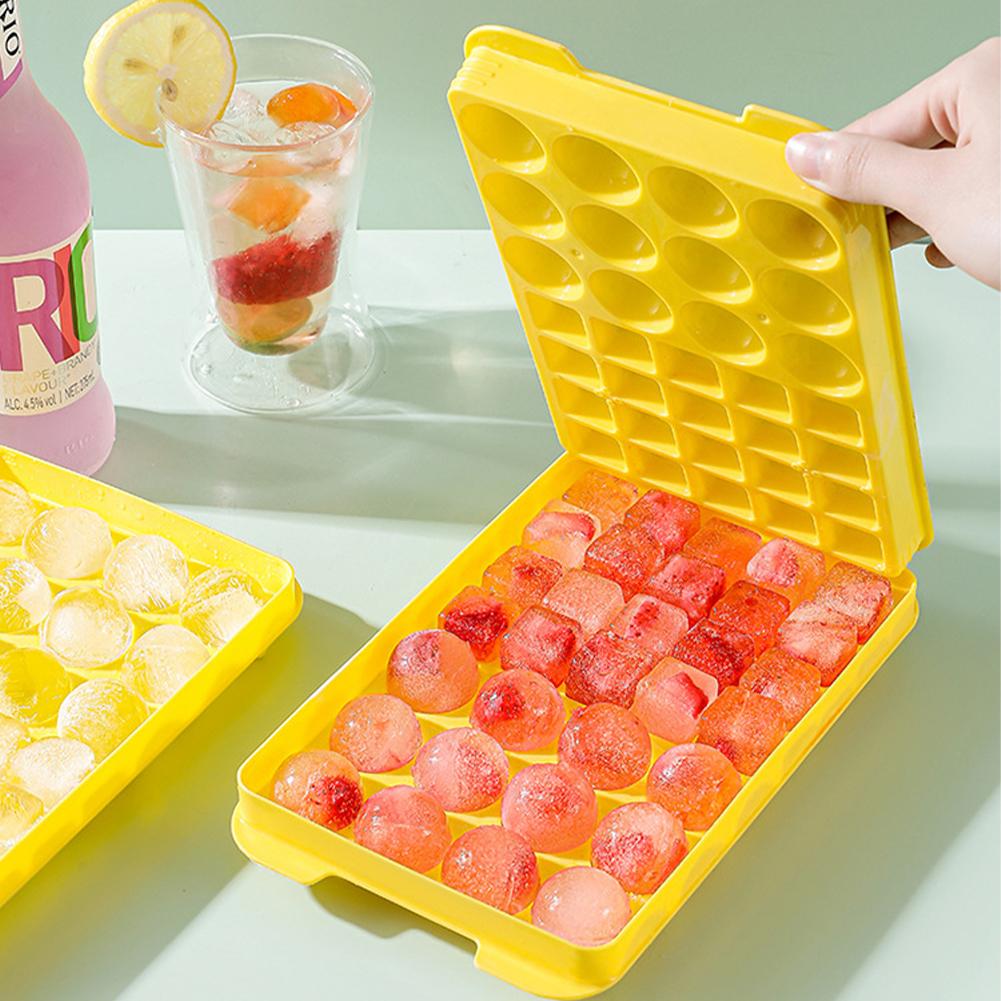 32 Grids Silicone Ice Cubes Tray Ice Moulds Ice Lattice Mold Ice Maker Molds DIY Homemade Freezer Ice Cream Tools Kitchen Accessories ARI