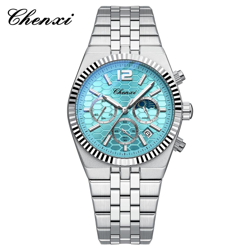 High-quality Custom Exquisite Multifunctional Men's Business Watches Fashion Luminous Waterproof Casual Men's Watches.