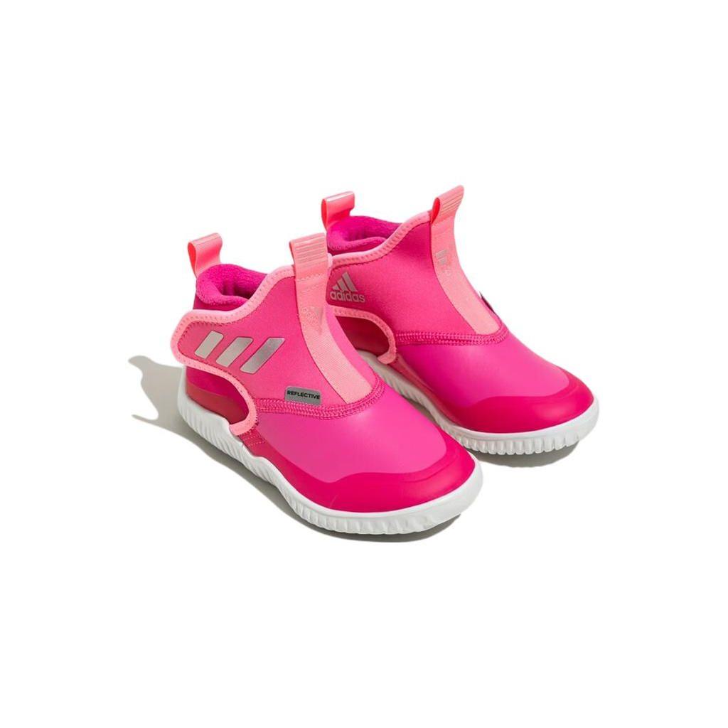Adidas Rapidazen Slip-On Comfortable Versatile Mid-Top Kids Casual Shoes Kids Casual Shoes Pink GX7129