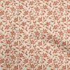 Cotton Flex Light Beige Fabric Floral Silhouette Fabric For Sewing Printed Craft Fabric By The Yard 40 Inch