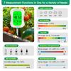 Цифровой измеритель pH почвы 7 в 1, тестер pH почвы, детектор плодородия, влажность почвы, солнечный свет, влажность окружающей среды, монитор температуры для садовой фермы