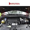 Уплотнительная полоска желоба для Peugeot 2008 на накладку под лобовое стекло и дефлекторы стеклоочистителей (Лево право)