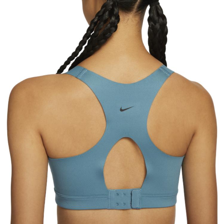 Nike Спортивное нижнее белье женское серо-тускло-синее умеренное DD0437-440