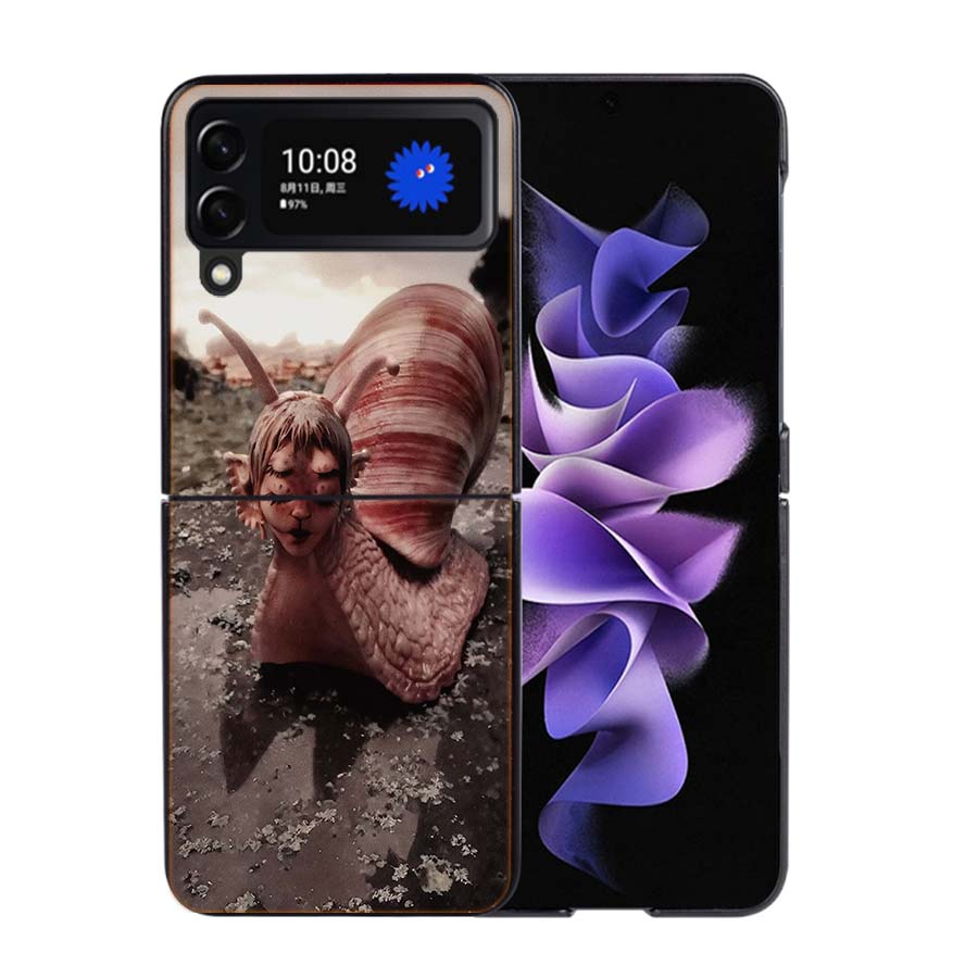 Чехол для телефона Melanie Martinez для Samsung Z Flip 7 6 5G Galaxy Z Flip4 Z Flip5 Z Flip3 Черный Жесткий ПК Чехол Защитный Чехол