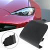 Неокрашенная/черная Заглушка крюка для Miata 2016-2021 Передний бампер