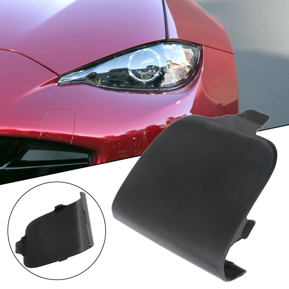 Неокрашенная/черная Заглушка крюка для Miata 2016-2021 Передний бампер