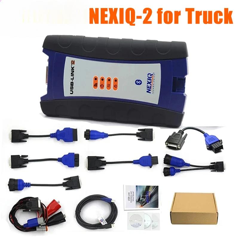 Nexiq-2 USB Link 2 оригинальный 125032 Дизельный грузовой интерфейс диагностики с программным обеспечением Bluetooth для сканера тяжелых грузовиков Инструмент