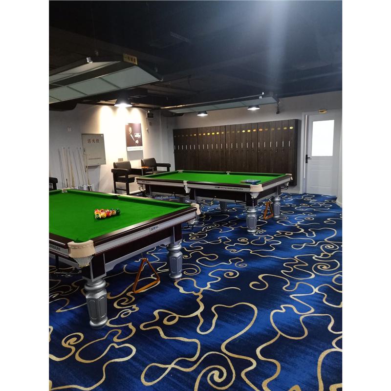 Luxury Fireproof Nylon Billiard Hall Carpet for Hotels - Large Area Print Mat