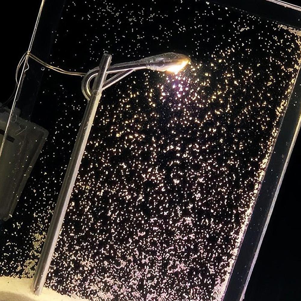 Снежная сцена Уличный фонарь Сделай сам Снежная ночь Перетекающий маленький ночник Рождество Санта Ручная работа Сделай сам Набор материалов Подарок на день рождения