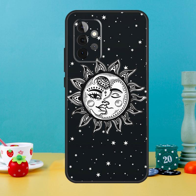 Кейс 'Солнце и Луна' Мистический Зодиак Для Samsung Galaxy A55 A56 A36 A54 A34 A14 A05 A16 A26 A12 A32 A52 A13 A33 A53 A15 A35