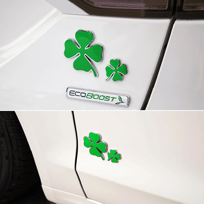 3D металлический значок эмблемы четырехлистного клевера кузова багажника логотип наклейка украшения наклейки для Sportiva 159 147 156 Giulietta Mito 166