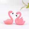 Flamingo Gift Plastic Ornaments Keychain Accessories Cake OrnamentsMicro-landscape Small Ornaments