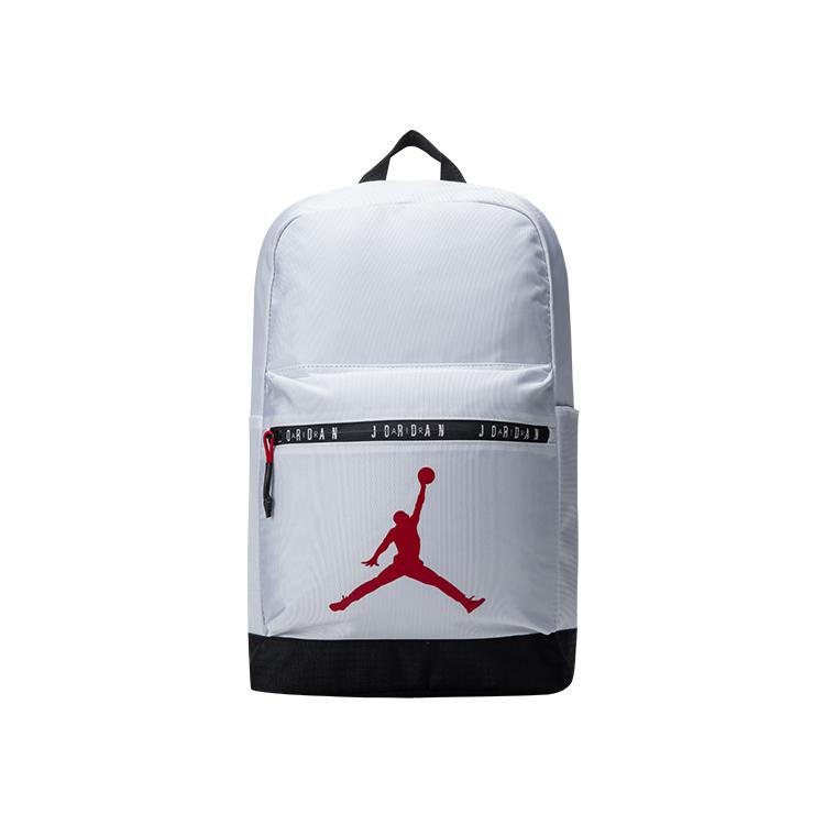 Jordan Polyester Backpack Regular Unisex White (Unisex) Backpacks JD2233029GS 001