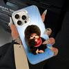 Милый Чехол Для Телефона M-monch-hichis Для IPhone 17 Air 16 15 14 13 12 11 Pro Max Белый Серебристый Жесткий Чехол