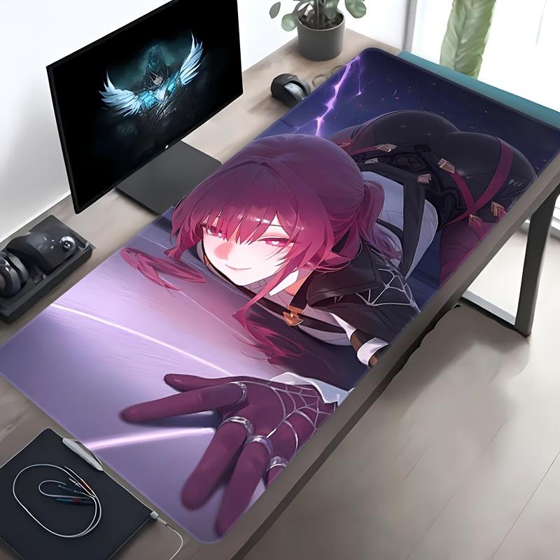 Kafka Castorice Игра Honkai Star Rail Коврик для мыши Большой коврик для стола Клавиатура Эргономичный Офисный Резиновый ПК Нескользящий Необтрепывающийся Коврик для мыши