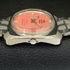 USED ORIENT AUTOMATIC 46941 JAPAN MENS VINTAGE PEACH COLOR DIAL WATCH A702210-5 R123-a702210