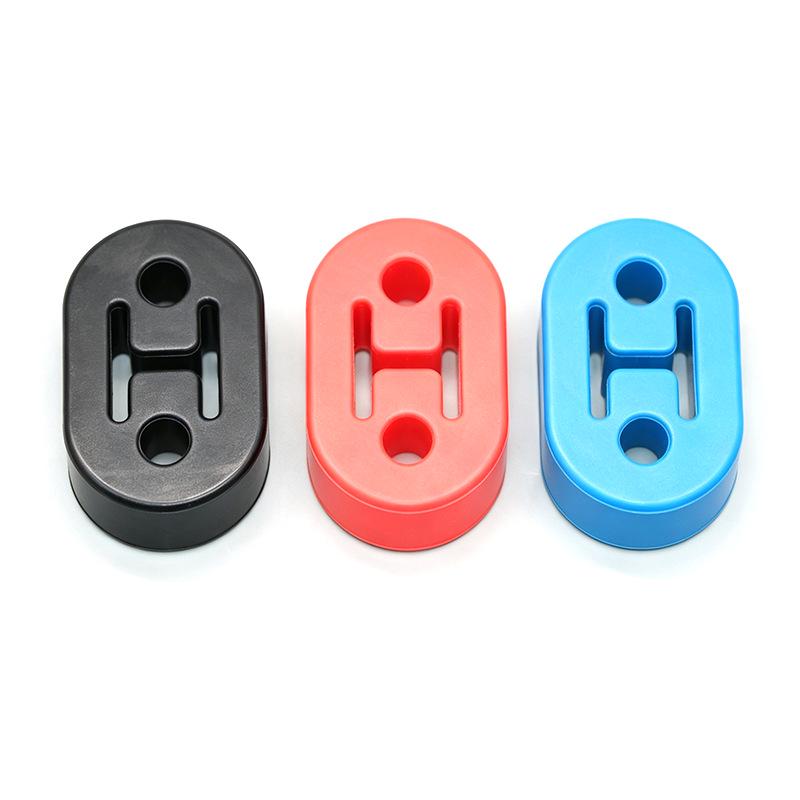 Dual-Exhaust Pipe Rubber Hanger: Modified Muffler Shock Absorption and Noise Reduction Buffer Accessories
