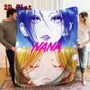 NANA 2D Flat Pattern Flannel Blanket High quality All Seasons Warmth and Comfort Perfect for Christmas Gifts.SMT0917113