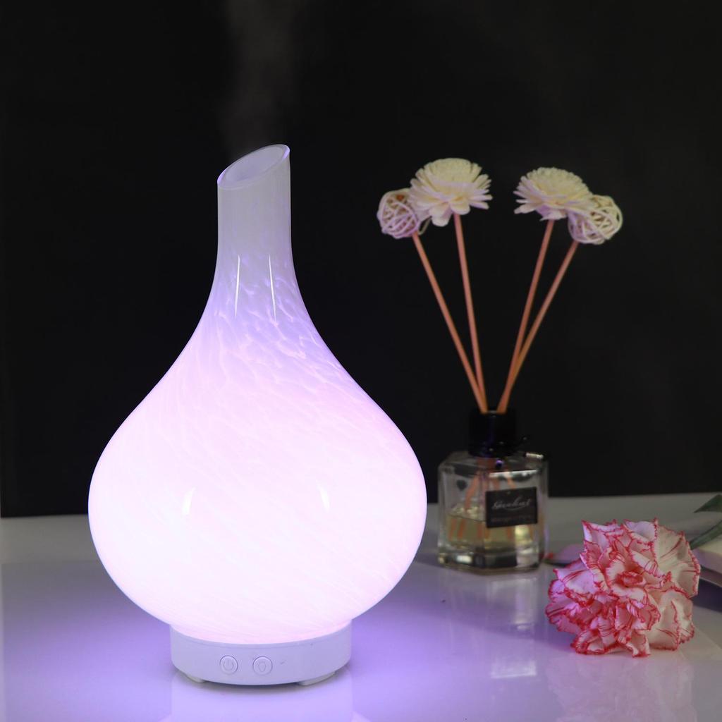 Seven-Color Mini Glass Aroma Humidifier & Diffuser (100ML)