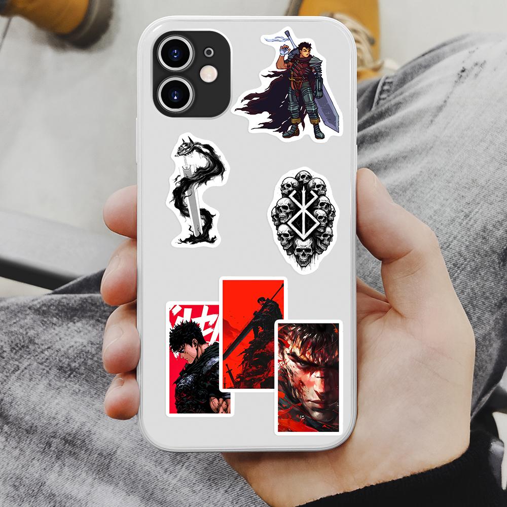 Комикс Берсерк Фан-арт Наклейки Гас DIY Игрушка Подарок Декоративные для Скрапбукинга Junk Journal Ноутбука Багажа Бутылки Гитары Водонепроницаемые