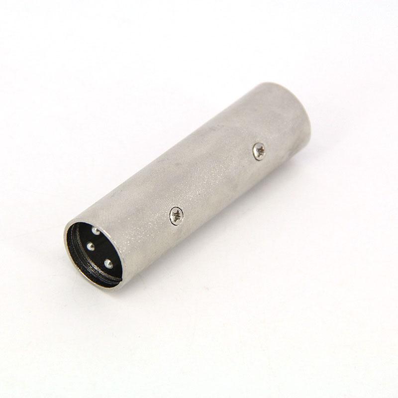 3pin XLR Male To XLR Male 3 core audio Adapters MIC Power Microphone for Plug Connector Adapter