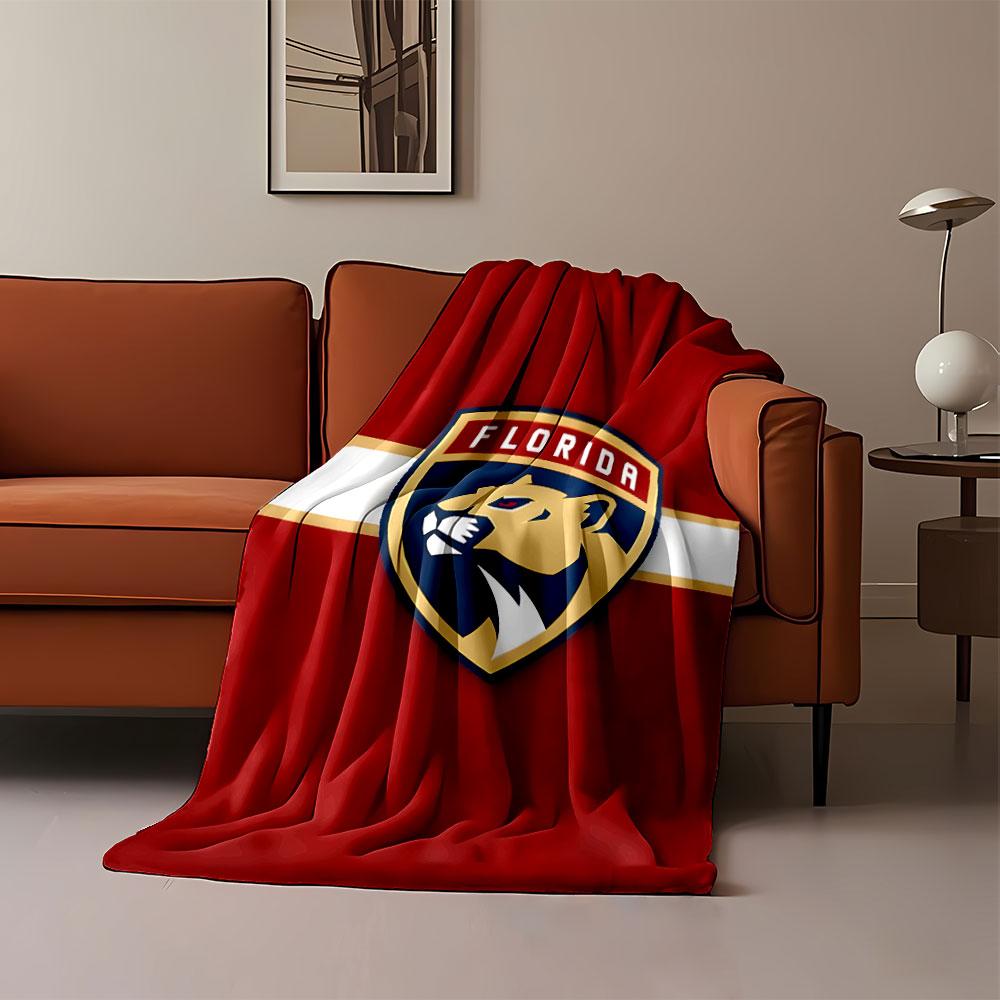 Florida Panthers Logo Blanket print blanket soft and cozy perfect for the living room bed sofa or a nap,gift