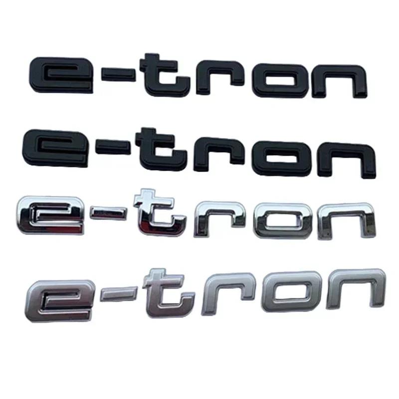 Auto Trunk Emblem Stickers for a2 E-tron GT S Logo A7 S5 Q3 S3 Q4 Q7 A3 A5 Q5 Q6 A6 A8 Q1 Q2 S7 A4L A6L Car Rear Badge Decals