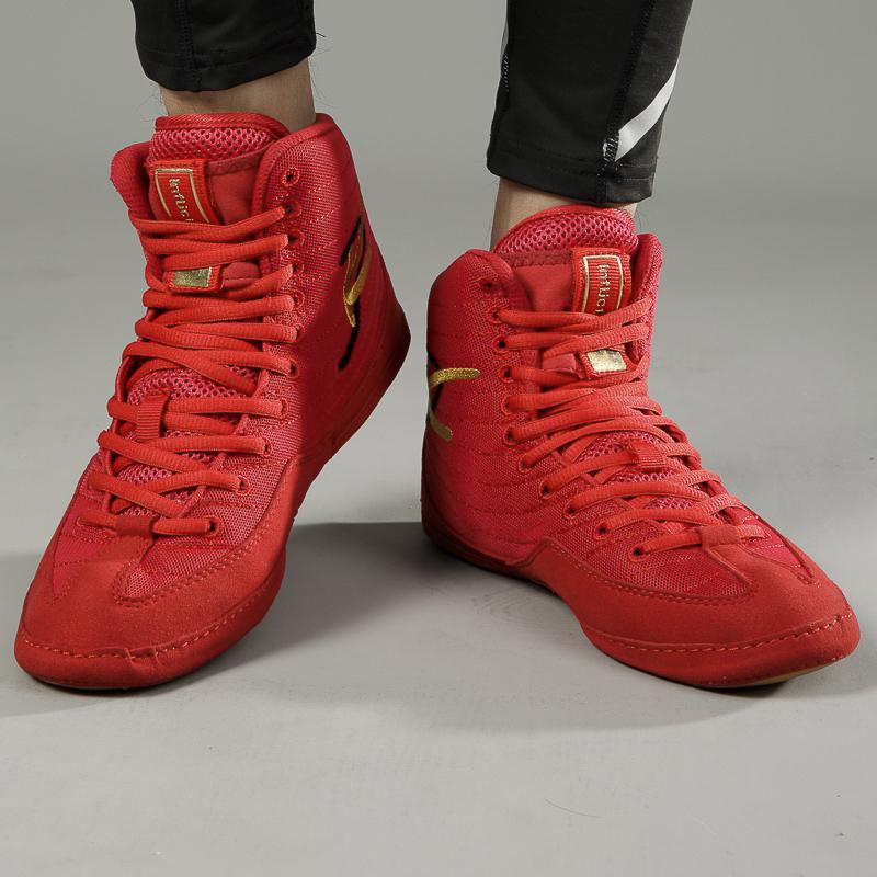 Мужские боксерки с высоким верхом, дышащие бойцовские борцовки, женские нескользящие кроссовки для санды, сетчатые тренировочные боксерки