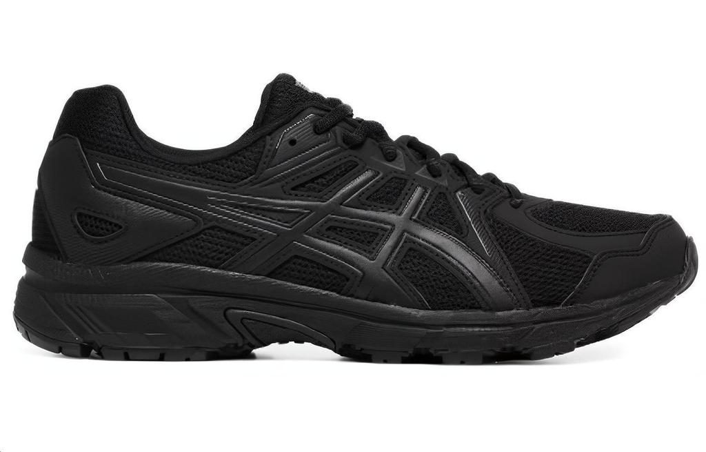 Asics Кроссовки для бега мужские Jog 100 T Ткань Низкие Тройной черный 1021A463-001