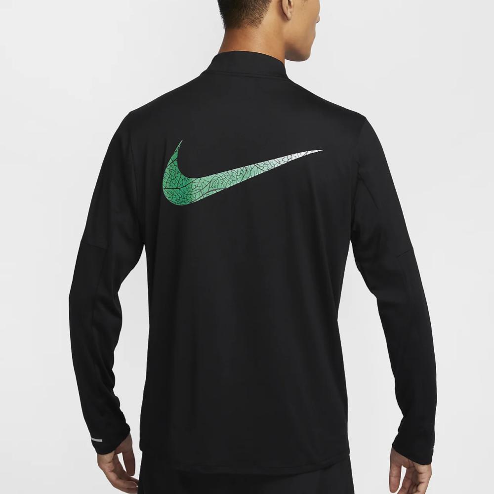 Nike Футболка Element Kipchoge Dri-FIT Quick-Dry с длинным рукавом для бега, мужская, черная FZ1079-010