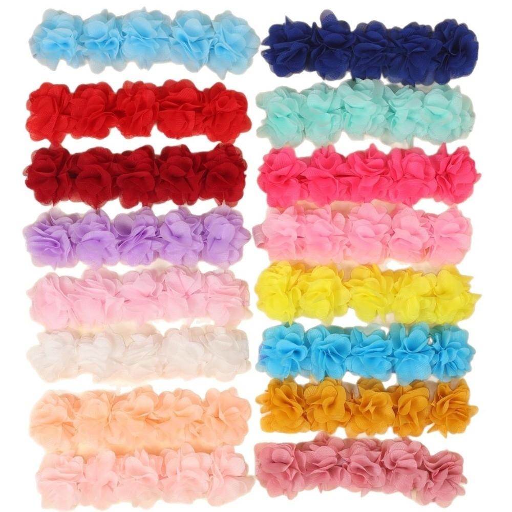 Elastic Headband Chiffon Flower Hair Band New Baby Headband for Kids Children Newborn Toddler