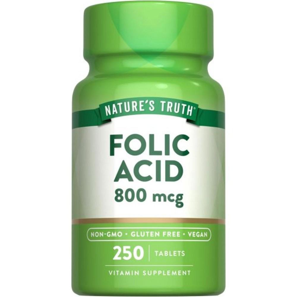 Nature's Truth Фолиевая кислота 800 микрограмм 250 таблеток